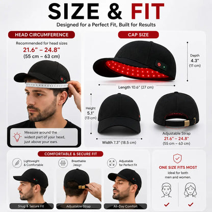Red Light Therapy Hair Growth Cap